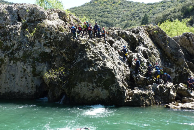Canoë-Raft dans le Massif de Saint-Guilhem-le-Désert (Aniane, Hérault - 34)