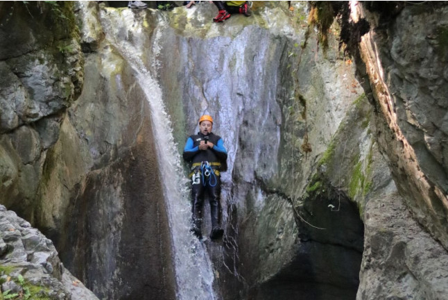 Canyoning avec Photos dans le Canyon de Ternèze Curienne (Lescheraines, Savoie - 73)