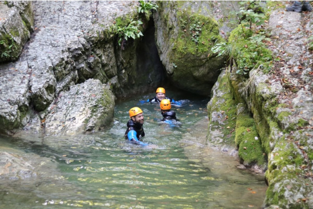 Canyoning avec Photos dans le Canyon de Ternèze Curienne (Lescheraines, Savoie - 73)