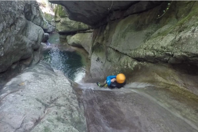 Canyoning avec Photos dans le Canyon de Ternèze Curienne (Lescheraines, Savoie - 73)