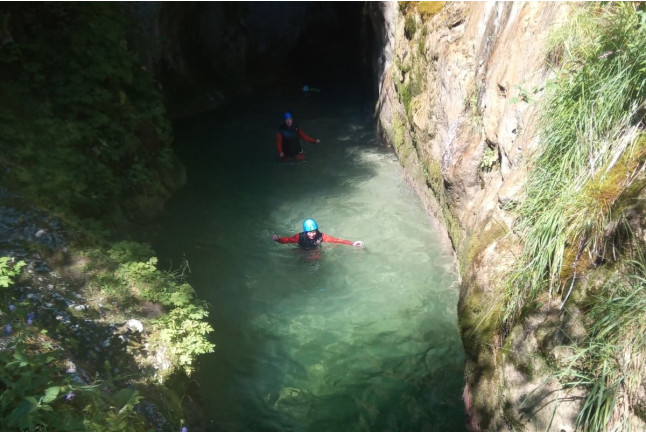 Canyoning avec Photos dans le Canyon du Pont du Diable (Lescheraines, Savoie - 73)