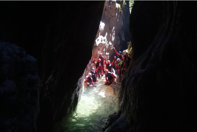 Canyoning avec Photos dans le Canyon du Pont du Diable (Lescheraines, Savoie - 73)