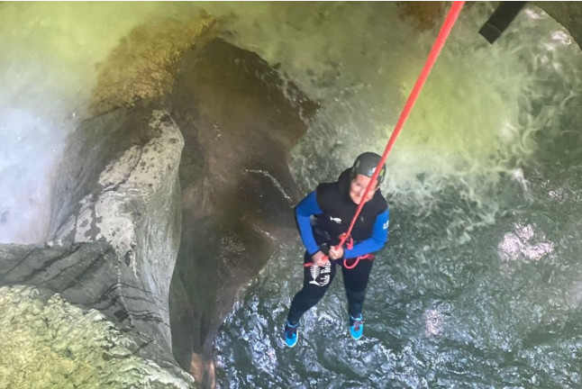 Canyoning avec Photos dans le Canyon du Pont du Diable (Lescheraines, Savoie - 73)