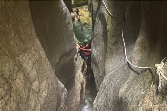 Canyoning avec Photos dans le Canyon du Pont du Diable (Lescheraines, Savoie - 73)