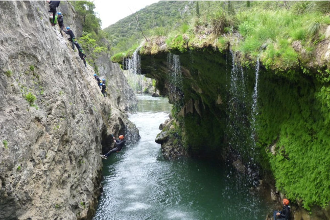 Canyoning dans le Massif de Saint-Guilhem-le-Désert (Aniane, Hérault - 34)