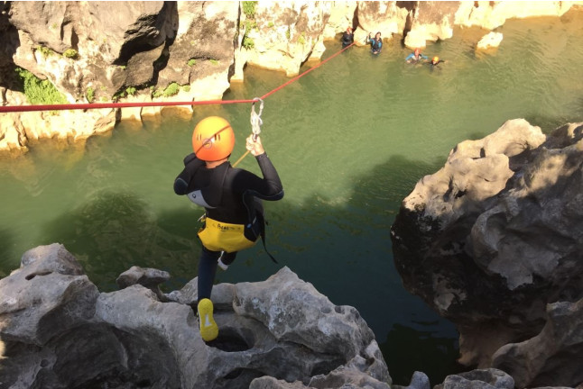 Canyoning dans le Massif de Saint-Guilhem-le-Désert (Aniane, Hérault - 34)