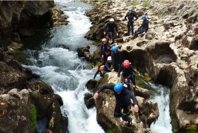 Canyoning dans le Massif de Saint-Guilhem-le-Désert (Aniane, Hérault - 34)