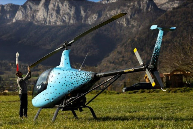 Baptême de l'Air en Hélicoptère ULM dans les Alpes (Tournon, Haute-Savoie - 74)