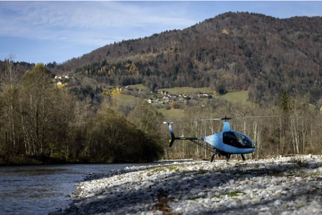Baptême de l'Air en Hélicoptère ULM dans les Alpes (Tournon, Haute-Savoie - 74)