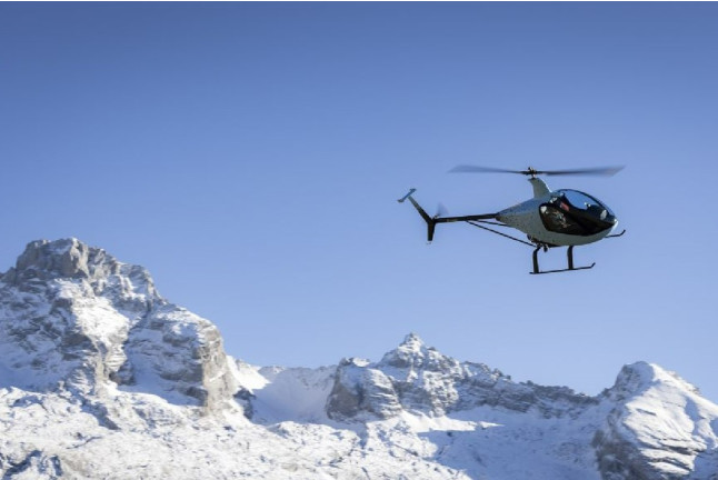 Baptême de l'Air en Hélicoptère ULM dans les Alpes (Tournon, Haute-Savoie - 74)