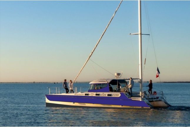 Promenade en Catamaran Mansathau dans l'Étang de Thau (Mèze, Hérault - 34)
