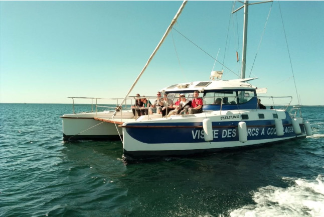 Promenade en Catamaran Mansathau dans l'Étang de Thau (Mèze, Hérault - 34)