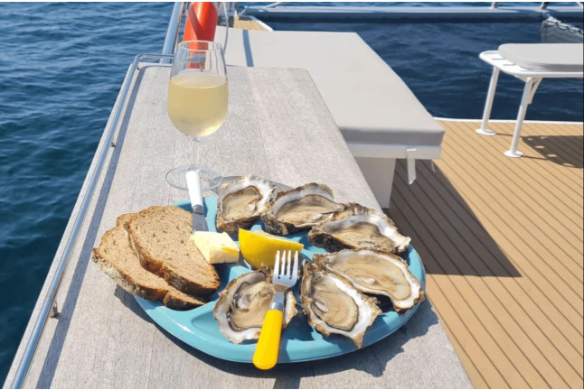 Croisière en Catamaran vers l’Île d’Houat au départ de Quiberon (Morbihan - 56)