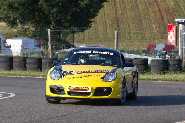 Stage de Pilotage Porsche Cayman pour Enfants (12 circuits) 