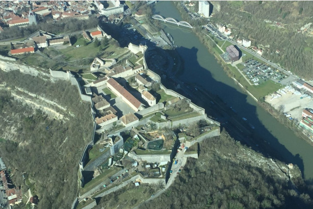 Courbet Vu du Ciel en ULM (La Vèze, Doubs - 25)