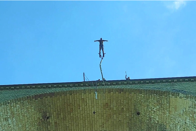 Saut à l'Élastique au Viaduc de l'Auzon ou Viaduc du Blanc (Indre - 36)