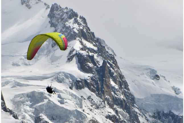 Vol en Parapente Hiver (Chamonix-Mont-Blanc, Haute-Savoie - 74)