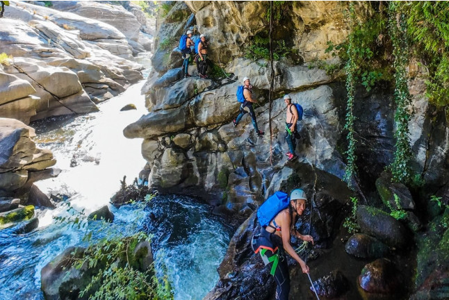 Canyoning dans les Gorges de la Guillera (Clara, Pyrénées-Orientales - 66)