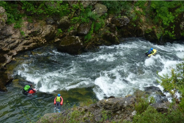 Hydrospeed dans le Massif de Saint-Guilhem-le-Désert (Aniane, Hérault - 34)