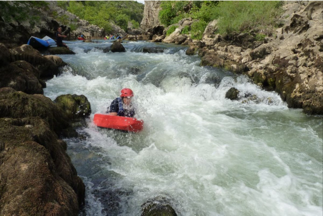 Hydrospeed dans le Massif de Saint-Guilhem-le-Désert (Aniane, Hérault - 34)