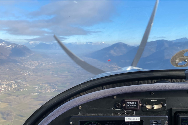 Baptême de l'air en ULM dans les Alpes (Le Versoud, Isère - 38)