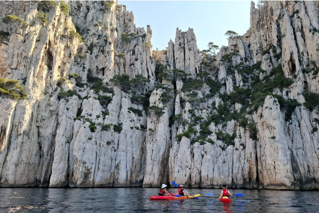Excursion Détente du Matin en Kayak au Parc National des Calanques (Cassis, Bouches-du-Rhône- 13)