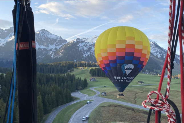 Traversée des Alpes en Montgolfière (Haute-Savoie - 74)