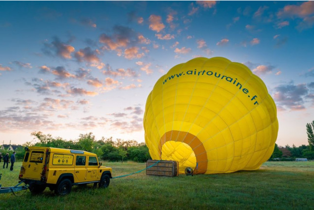 Vol en Montgolfière au dessus de la Sarthe (Tours, Indre-et-Loire - 37)