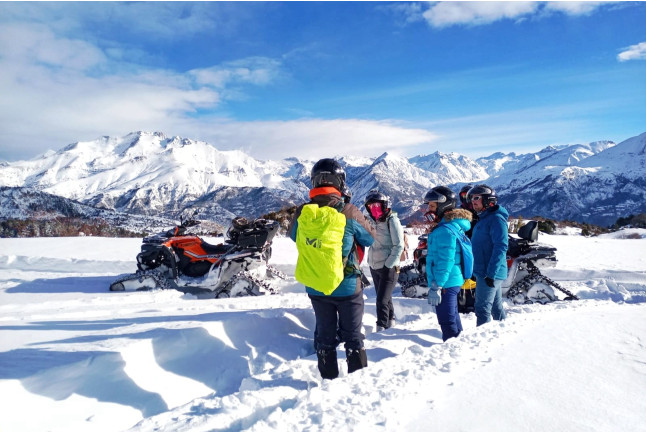 Parcours en Motoneige et Déjeuner pour deux (Huesca, Espagne)