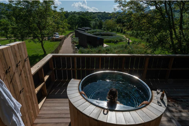 Séjour de 2 Nuits Insolites en Kbane Aquí avec Bain Nordique chez Kokoni - K-Banes posées (Arette, Pyrénées-Atlantiques - 64)