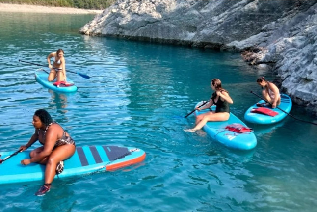 Jumps Paddle dans les Gorges du Verdon (Castellane, Alpes-de-Haute-Provence - 04)