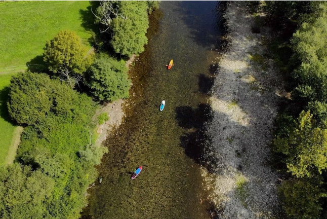Descente en Stand-Up Paddle sur la Rivière Bidassoa (Hendaye, Pyrénées-Atlantiques - 64)