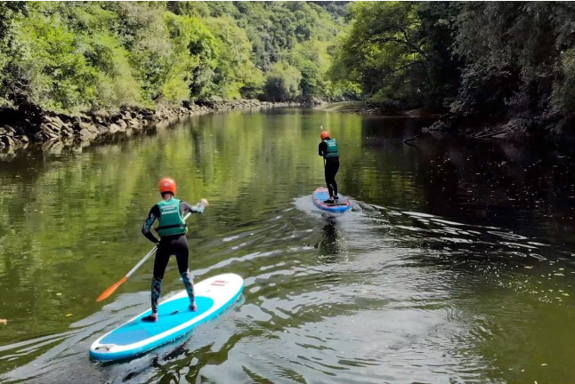 Descente en Stand-Up Paddle sur la Rivière Bidassoa (Hendaye, Pyrénées-Atlantiques - 64)