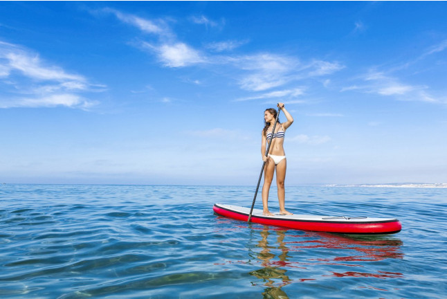 Paddle sur un Lac (Val-Cenis Sollières-Sardières, Savoie - 73)