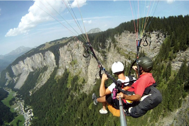 Vol Biplace en Parapente dans les Alpes (Morzine, Haute-Savoie - 74)