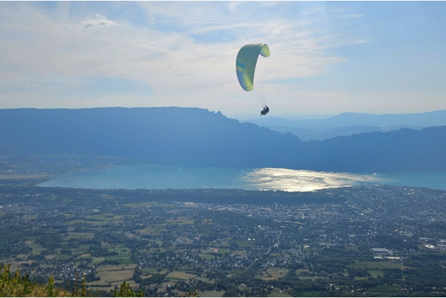 Baptême de l’Air “Découverte” en Parapente autour d’Aix-les-Bains (Savoie- 73)