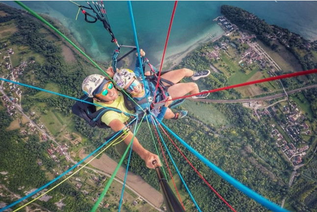 Baptême de l’Air “Découverte” en Parapente autour d’Aix-les-Bains (Savoie- 73)