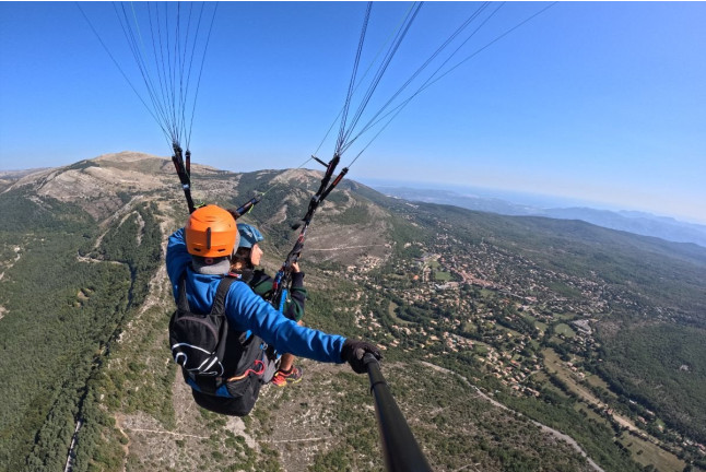 Baptême de l’Air en Parapente (Saint-Vallier-de-Thiey, Alpes-Maritimes - 06)