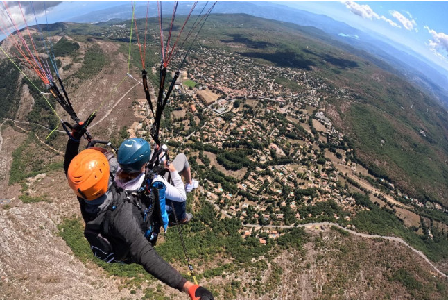 Baptême de l’Air en Parapente (Saint-Vallier-de-Thiey, Alpes-Maritimes - 06)