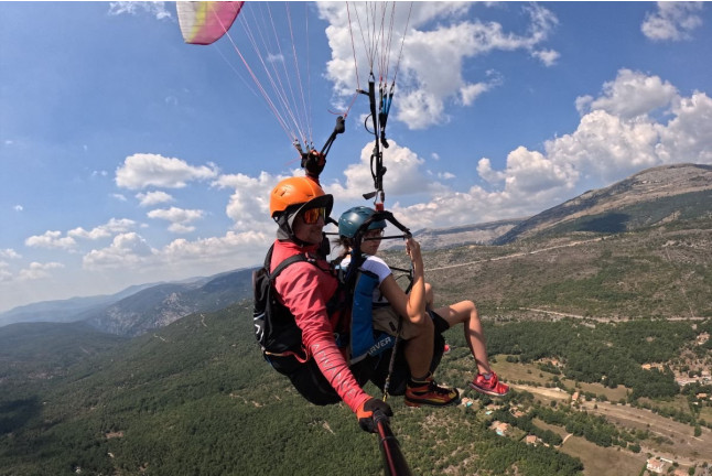 Baptême de l’Air en Parapente (Saint-Vallier-de-Thiey, Alpes-Maritimes - 06)