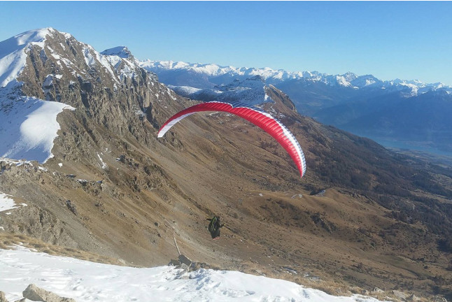 Baptême de Parapente au-dessus du Lac de Serre-Ponçon (Chorges, Hautes-Alpes - 05)
