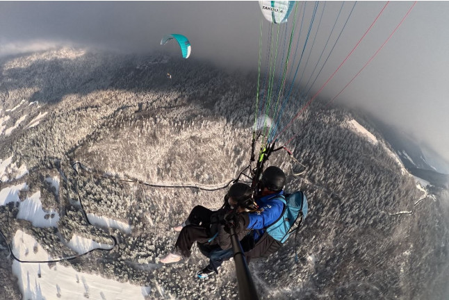Baptême de l’Air en Parapente sur le Lac d’Annecy (Doussard, Haute-Savoie- 74)