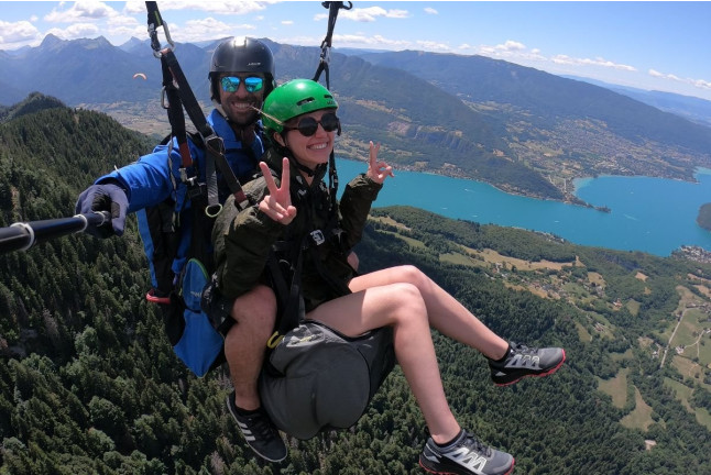 Baptême de l’Air en Parapente sur le Lac d’Annecy (Doussard, Haute-Savoie- 74)