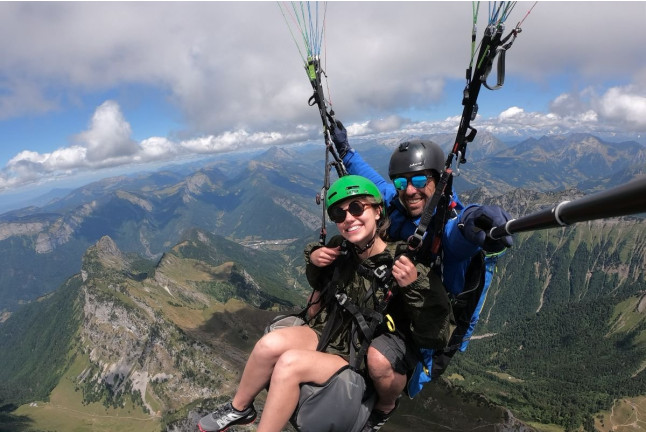 Baptême de l’Air en Parapente sur le Lac d’Annecy (Doussard, Haute-Savoie- 74)