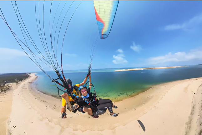 Vol en Parapente de 20min avec Vidéo 360° sur la Dune du Pilat (La-Teste-de-Buch, Gironde - 33)