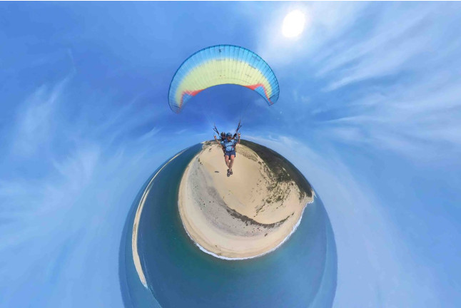Vol en Parapente de 20min avec Vidéo 360° sur la Dune du Pilat (La-Teste-de-Buch, Gironde - 33)