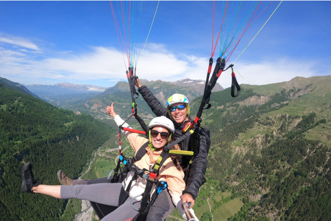 Vol en Parapente : Tour de Vallée (Orcières, Hautes-Alpes - 05)
