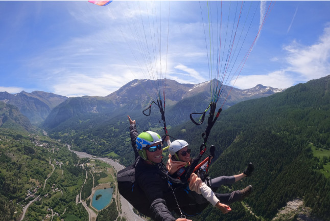 Vol en Parapente : Tour de Vallée (Orcières, Hautes-Alpes - 05)