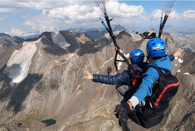 Vol en parapente avec vidéo (Huesca, Espagne)
