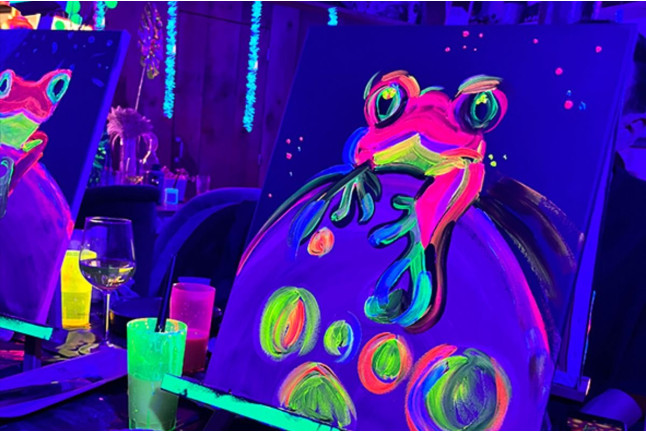 Atelier de Peinture Fluorescente dans le Noir (Paris, Île-de-France- 75)